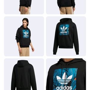 Mens Adidas pixelated trefoil Hoodie Originals ‘BB Print’ Hooded Size Large